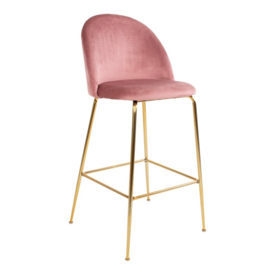 Lausanne Bar Chair i rosa 