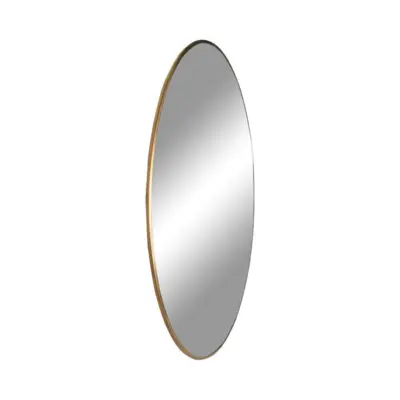 Jersey Mirror brass look Ø 60 cm.