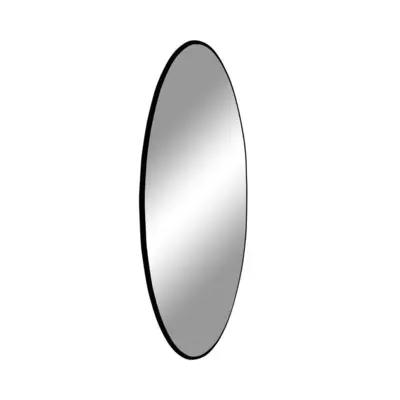 Jersey Spejl sort Ø 80 cm.