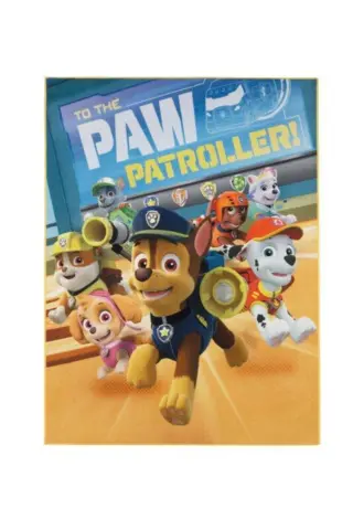 Paw Patrol Børnetæppe - To the Paw Patroller