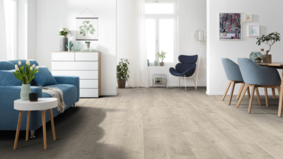 Haro laminatgulv - Plankegulv, Eg Bergamo, Sølvgrå - RESTSALG