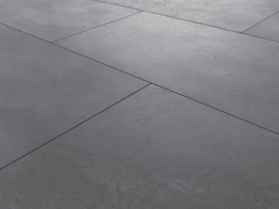 Afirmax BiClick SPC vinyl klikgulv - Kassel mørk beton flise