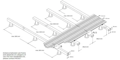 Bamboo x-treme® terrace plank 155 mm. V-profile