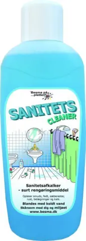 Sanitets Cleaner – Rengøringsmiddel og afkalkning til sanitet 