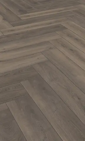 KT Herringbone laminate floor, Oak Ferrara, Plank