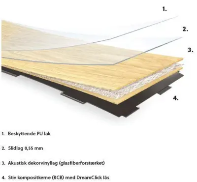 BerryAlloc, vinylgulv Pure plank, Toulon Oak 109S 