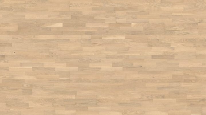 3 stavs parketgulv - Eg Family Lyse hvid børstet