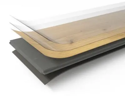 Parador vinyl Classic 2070 - Oak Royal hvit kalket børstet tekstur, Plank