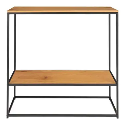 Vita Console table with shelves in oak look