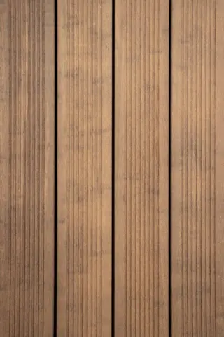 Bamboo N-durance® decking boards 137 mm.