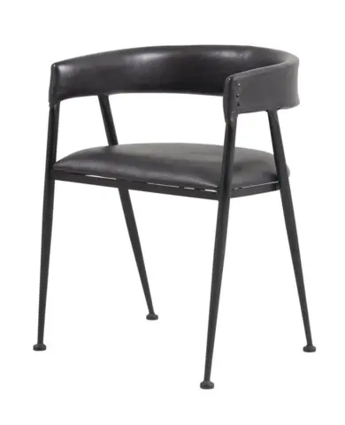 Melissa Chair, Leather and with iron frame