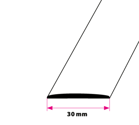 30 mm Buet overgang - uten hull