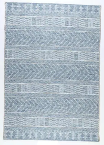 Terazza Ivory Silver/Blue - Outdoor rug - REST 120X170 CM