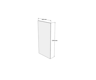 Multi-Living - 16 mm. gable cover for Bath &amp; tall upper cabinets