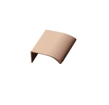 Edge brushed Copper handle 40 mm.