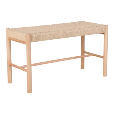 Abano Bench in natural wicker