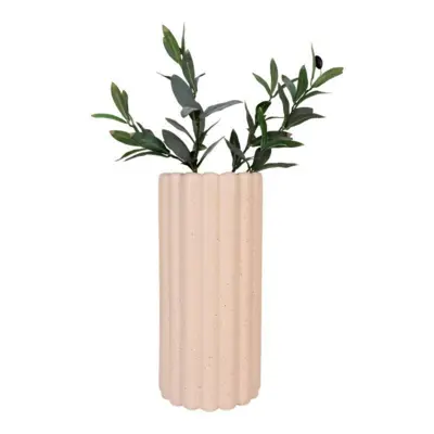 Vase in pink ceramic