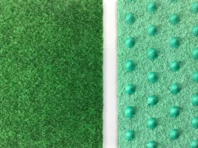 Cricketgrønn nålefilt med pigger (gress) - HVILE 145X400 CM.