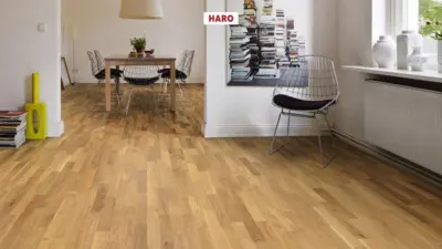 Haro 3-strip parquet floor - Oak Favorit Concept