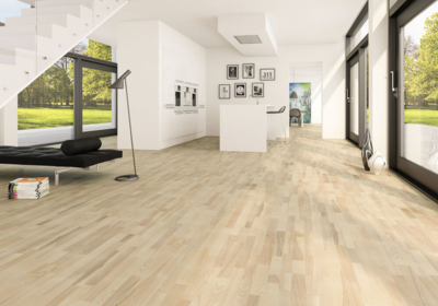 Moland Molaloc Ask, Parket 3 stavs, hvid hårdvoksolie 