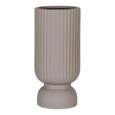 Vase, grå keramik 