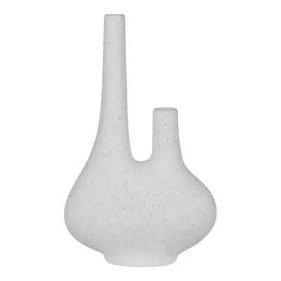 Vase, hvid keramik 