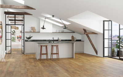 Moland Bastion Vinyl Wideplank, Rustik eg, 220x1828 mm. 