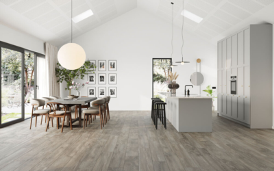 Moland Bastion Vinyl Wideplank, Grå eg, 220x1828 mm. 