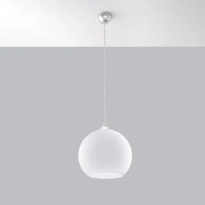 Hængende lampe BALL hvid