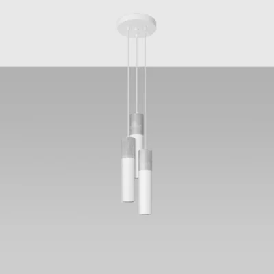 Hængende lampe BORGIO 3P hvid