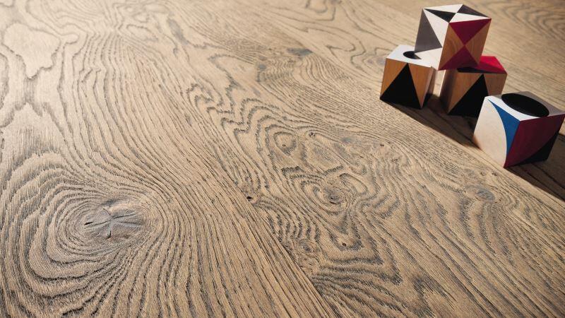 Haro plank floor - Oak tobacco gray Sauvage retro brushed nL+