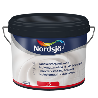 Nordsjö Original Træværksmaling Halvmat - 2,5 liter