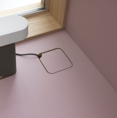 Bordlinoleum - Forbo Furniture Desktop Soft Lilac 