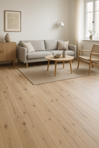 Trægulv Originals Røget Eg, hvidolieret - RESTPARTI