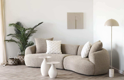 Altea Kurve i bananflet, natur/råhvid