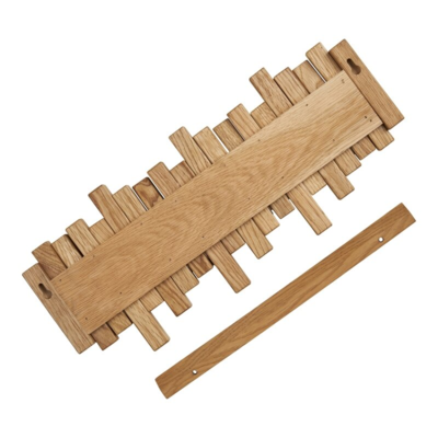 Caltra Knagerække i naturfarvet egetræ - UDSOLGT TIL UGE 8/2026.