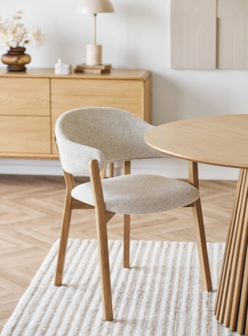 Dunkirk Spisebordsstol - Spisebordsstol med armlæn