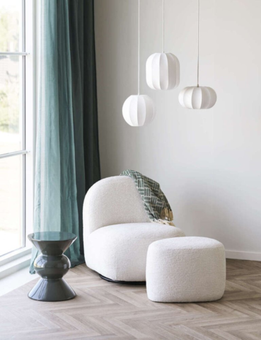 Milo Loungestol i farven off-white