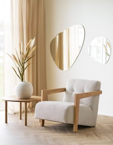 Devonport vægspejl, facetslebet