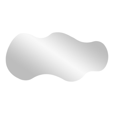 Palermo spejl med organisk form