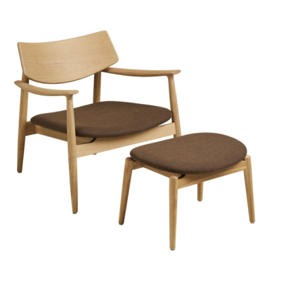 Olvera sæt - Loungestol og skammel