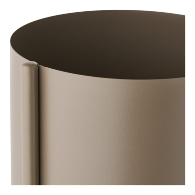 Urtepotte, brunt stål