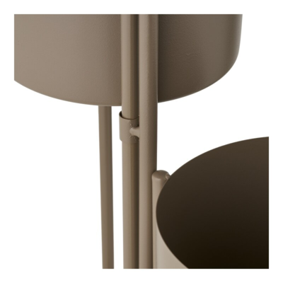 Urtepotte, brunt stål