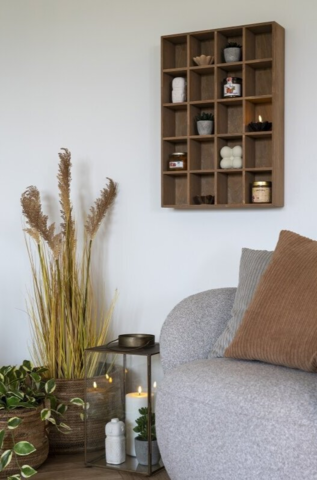 Moss Væghylde i fyrretræ - UDSOLGT TIL UGE 7/2026.