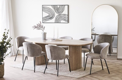 Serra, Spisebord i ask, 110x210 cm.