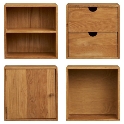 Townsville Væghylder, sæt af 4 stk.