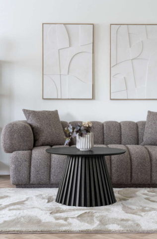 Osaka Sofabord, Sort egefiner