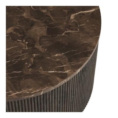 Rota Sofabord, Brunt marmor look - UDSOLGT TIL UGE 2/2026.