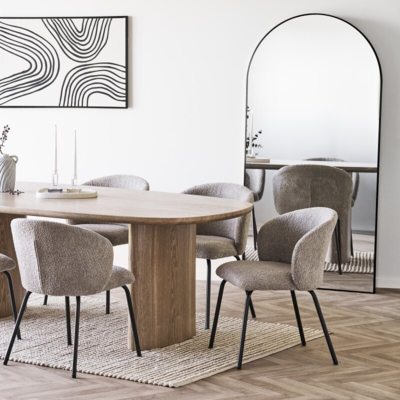 Madrid Spejl med sort ramme - UDSOLGT TIL UGE 14//2026.