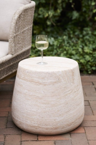 Bonn hjørnebord fiberclay